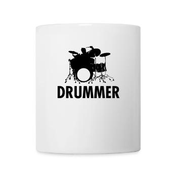 Le batteur - Mug blanc - blanc - Devant