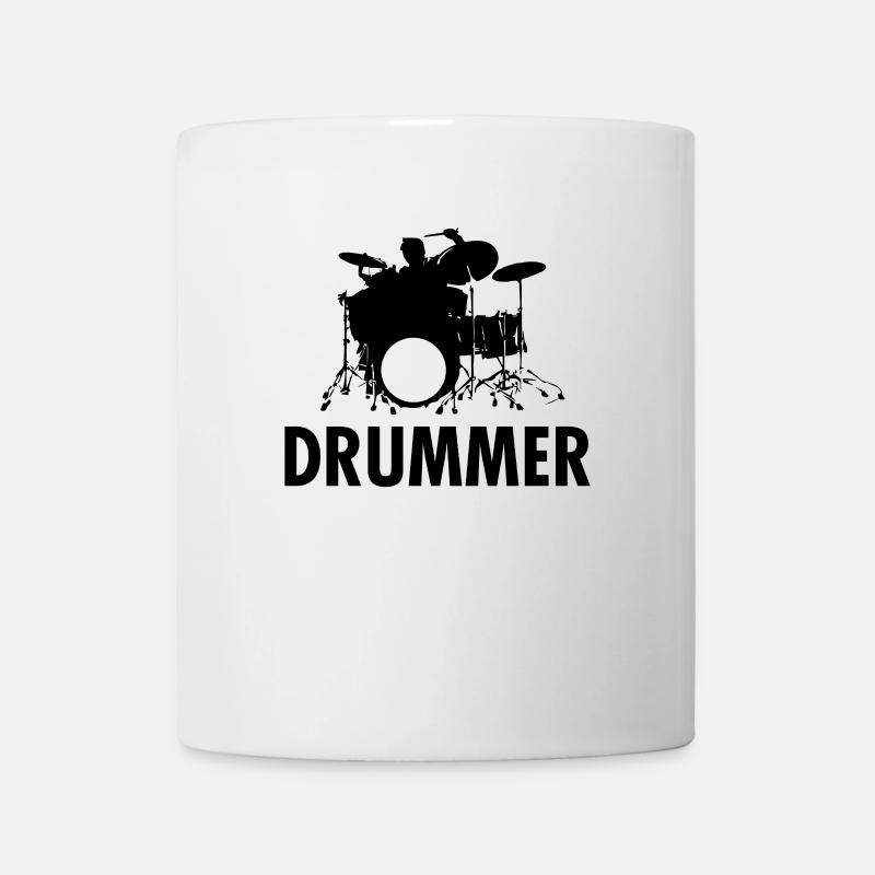 Drummer - Tasse - Weiß