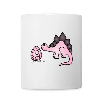 Dino Dinosaurier Stegosauria - Tasse - Weiß - Vorne
