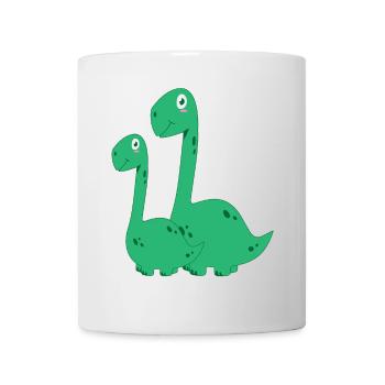 Famille des dinosaures Titanosauria - Mug blanc - blanc - Devant