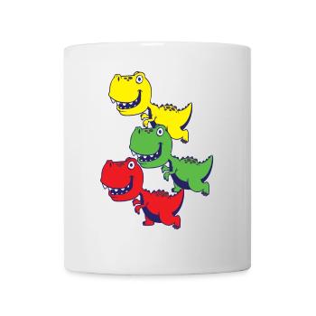 Dinosaurier T-Rex Babys - Tasse - Weiß - Vorne