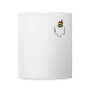 Pocket of ice cream ice cream gift - Mug - white - Front