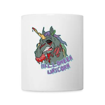 Halloween Unicorn Creepy Halloween Party Shirt - Mug - white - Front