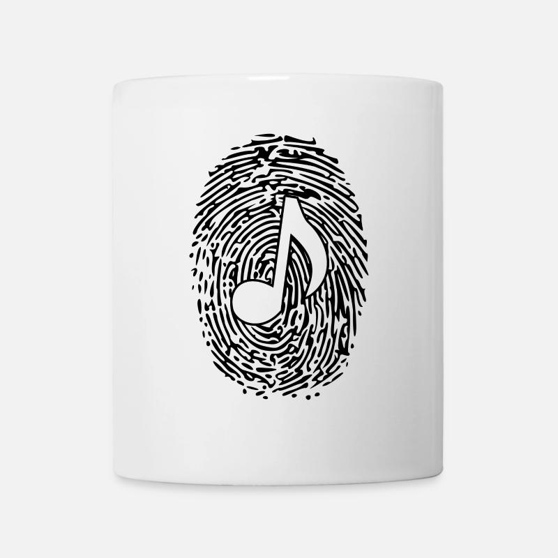 Empreinte musicale - Mug blanc - blanc