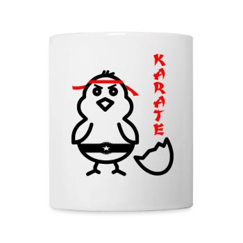 Karate - Tasse - Weiß - Vorne