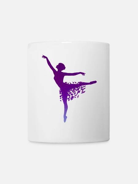 Ballerina Ballett Shirt Geschenk - Tasse - Weiß