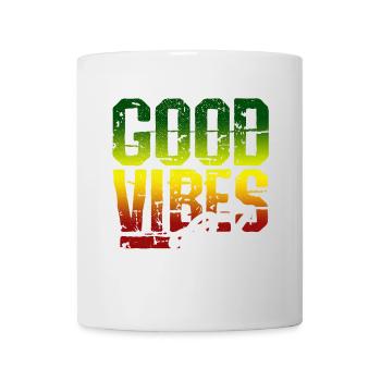 Good Vibes Only - Reggae Music Jamaica Rasta Dub - Mug - white - Front