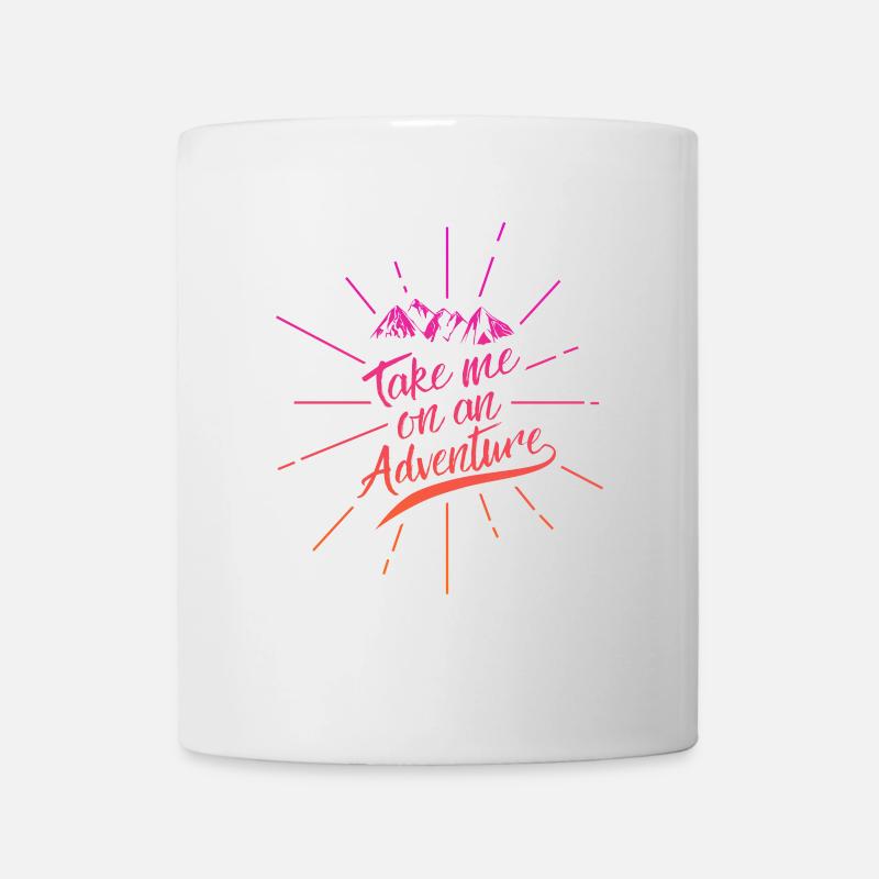 Emmenez-moi dans une aventure - Mug blanc - blanc