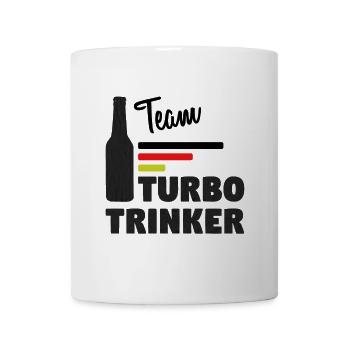 Team Turbo Trinker German - Tasse - Weiß - Vorne