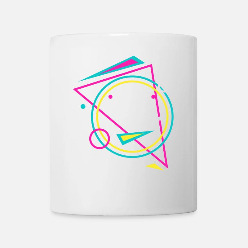 Geometrie - Tasse - Weiß