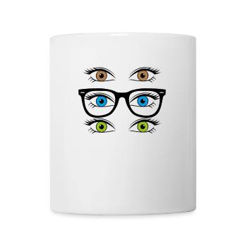 Yeux - Mug blanc - blanc - Devant