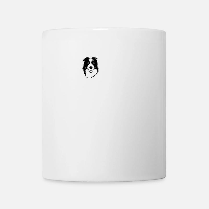(Rythme cardiaque Border Collie) - Mug blanc - blanc