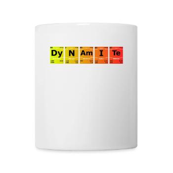 Dynamit Chemie Wissenschaft Periodensystem - Tasse - Weiß - Vorne
