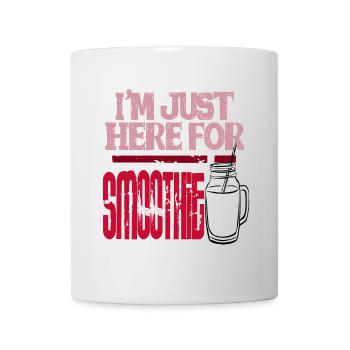 I'm just here for the smoothie - Mug - white - Front