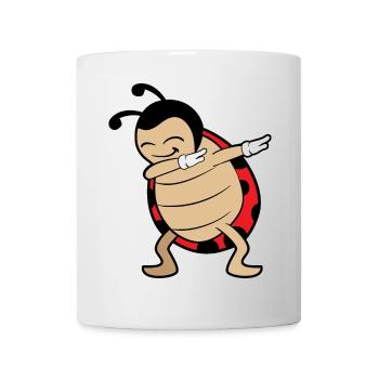 Dabbing Dab Dancing Coccinelle chance - Mug blanc - blanc - Devant