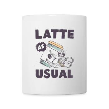 Latte as Usual - Mug - white - Front