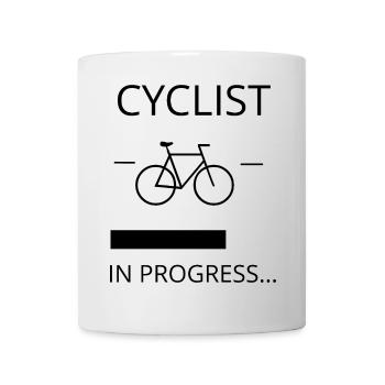 CYCLIST DANS LE PROGRAMME - Mug blanc - blanc - Devant