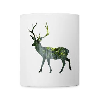 Chasse aux chasseurs de cerfs - Mug blanc - blanc - Devant