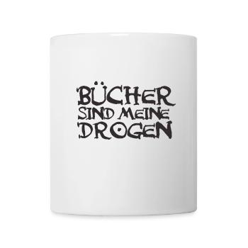 Bücher - Tasse - Weiß - Vorne