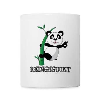 Regardez à l'intérieur de Panda Sweet Panda Bear - Mug blanc - blanc - Devant