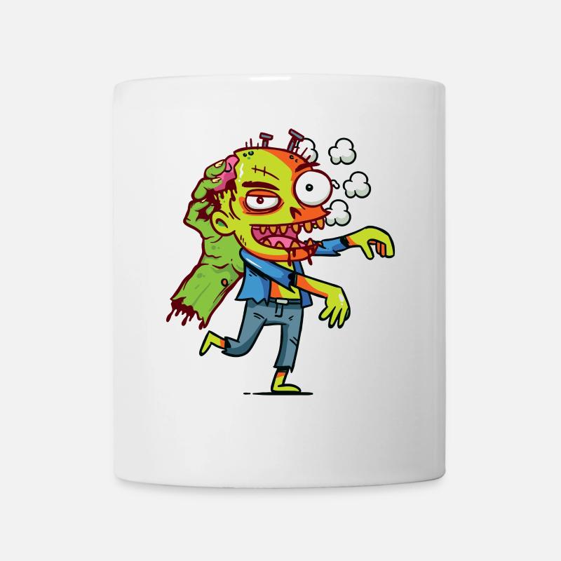 Zombie Halloween Shirt - Idée de cadeau - Mug blanc - blanc
