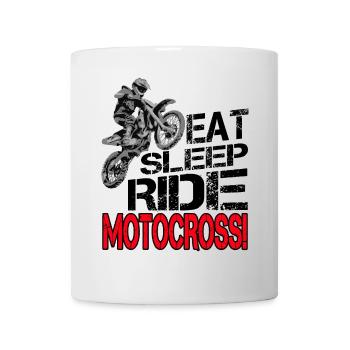 Motocross Motorcycle Bike Stunt Motorsport Gift - Mug - white - Front