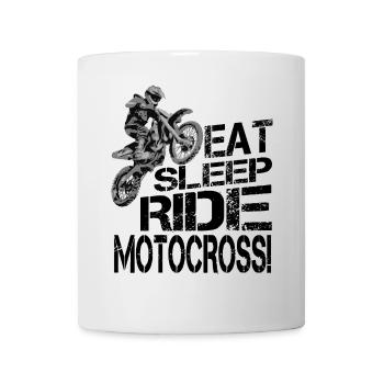 Motocross Motorcycle Bike Stunt Motorsport Gift - Mug - white - Front