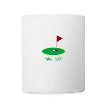 Golf miniature - Mug blanc - blanc - Devant