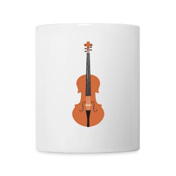 Violin playing musical instrument String instrument - Mug - white - Front