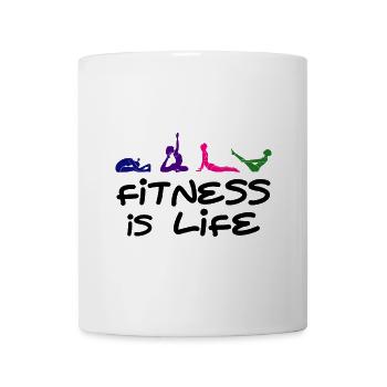 fitness - Mug - white - Front