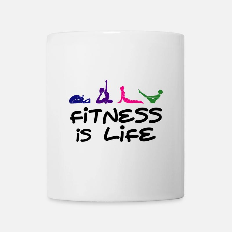 Fitness - Mug blanc - blanc