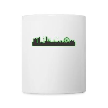 Wien Hauptstadt Wiener in Wien geboren - Tasse - Weiß - Vorne