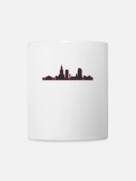 Cadeau de Varsovie en Pologne - Mug blanc - blanc