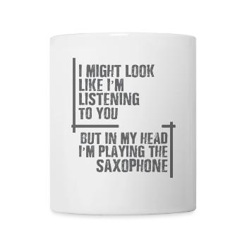 In my head the saxophone is playing - Mug - white - Front
