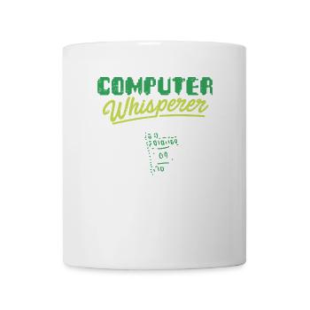 Computer Whisperer Nerd Gamer Programmierer Geek - Tasse - Weiß - Vorne