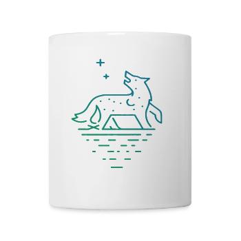 Howling Wolf - Mug - white - Front