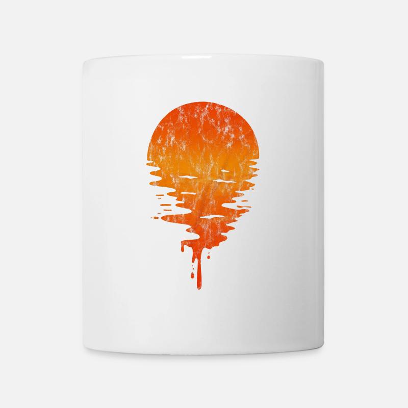 Sunset over the sea - Mug - white