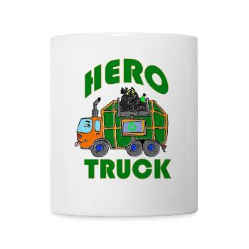 Garbage Truck For Garbage Disposal Recycling I Gift Idea - Mug - white - Front