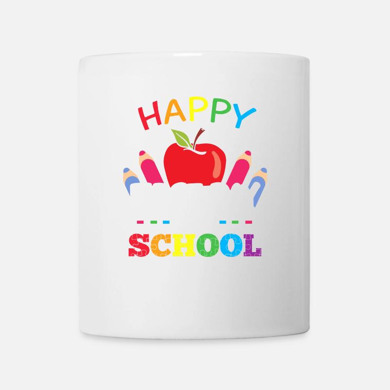 Bonne première journée d'école - Mug blanc - blanc