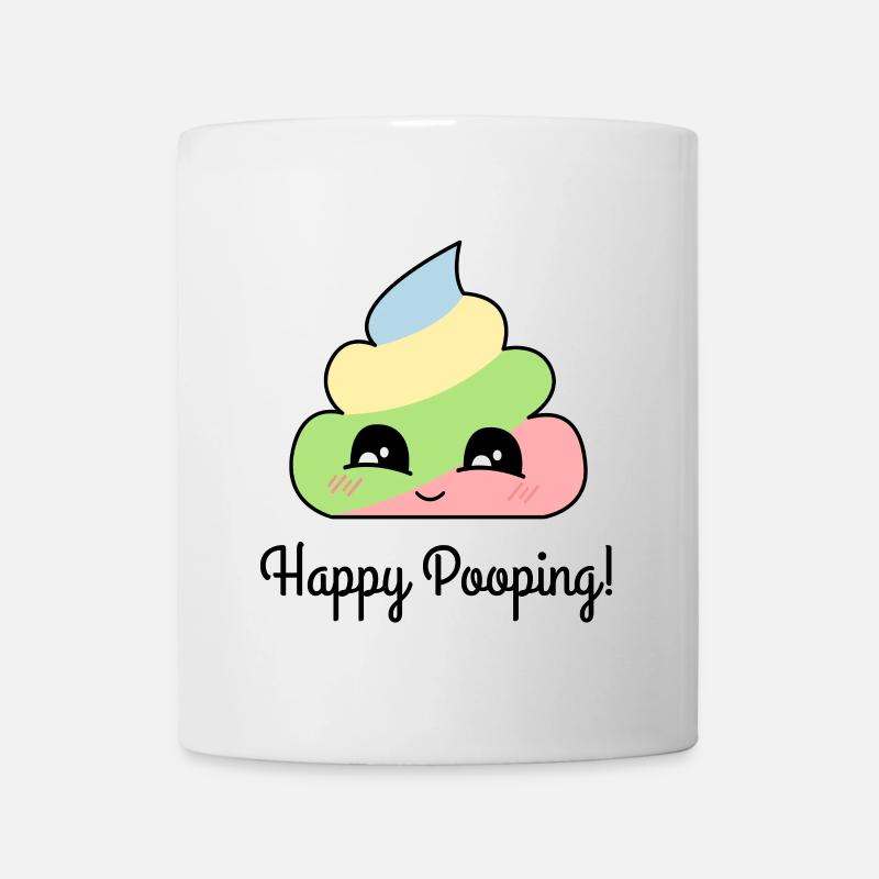 Happy Pooping - Mug - white