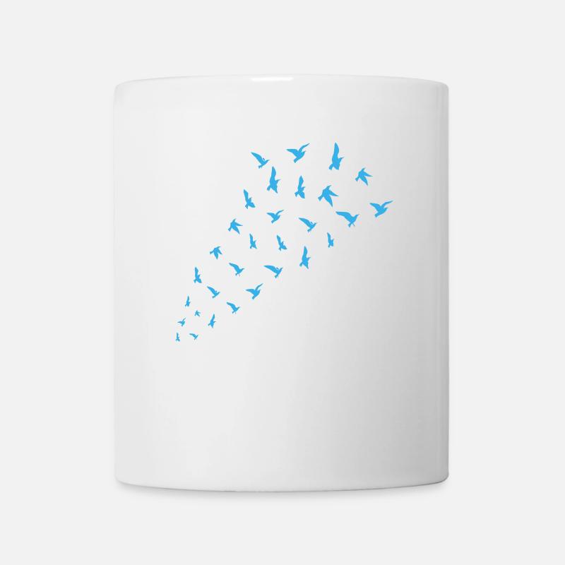 Oiseau mouche nature animal cadeau - Mug blanc - blanc