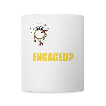 Ring engagement ring engagement wedding bride - Mug - white - Front