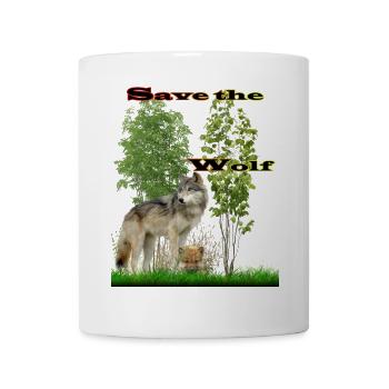 wolf 2 - Tasse - Weiß - Vorne