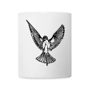 Oiseau - Mug blanc - blanc - Devant