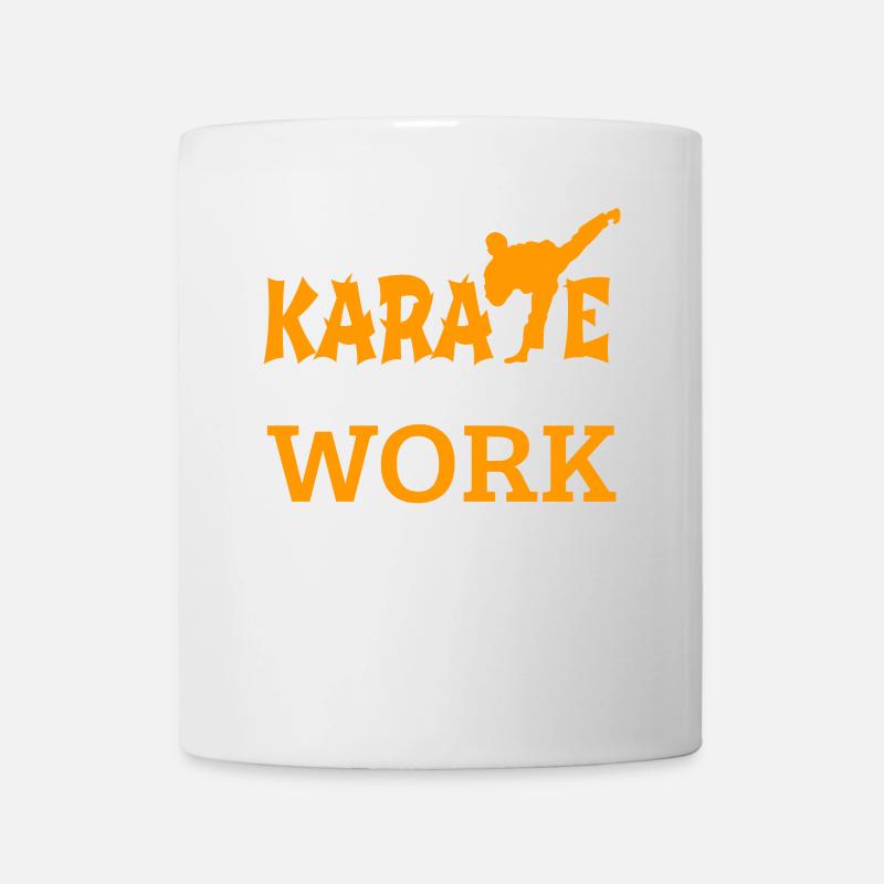 karaté - Mug blanc - blanc