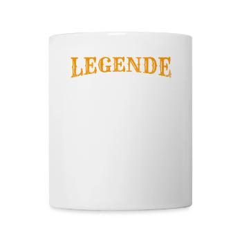 La légende à la retraite Cadeau - Mug blanc - blanc - Devant