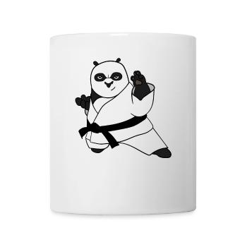 Panda Karate Judo Kämpfen Sport Geschenk - Tasse - Weiß - Vorne