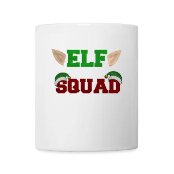Elf Squad Funny Christmas Elves X Mas Design - Mug - white - Front