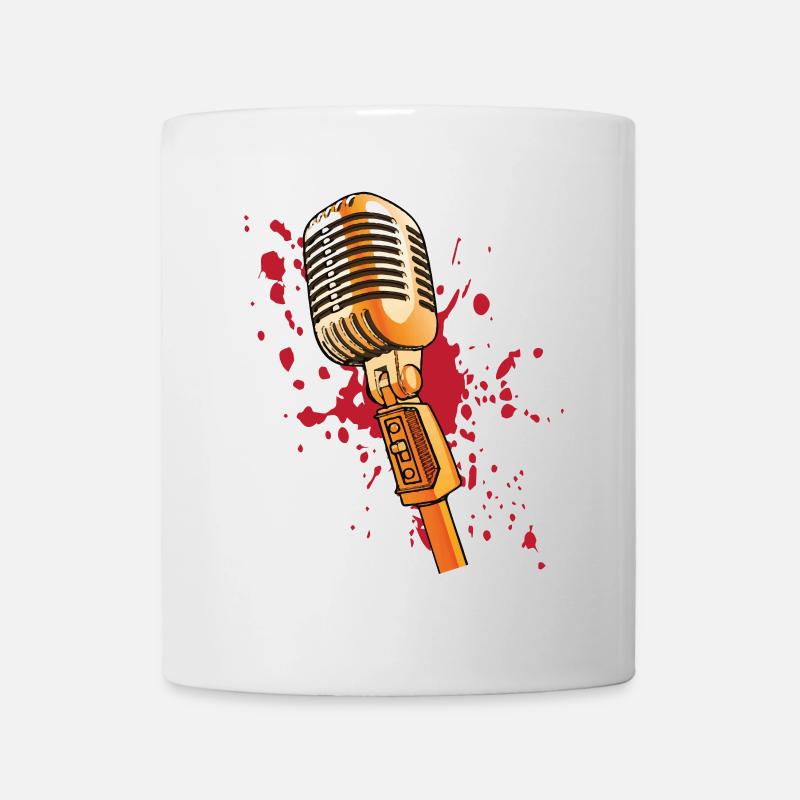 Bloddy Microphone - Mug - white