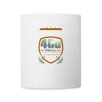 Member Of The 400 Pound Bench Press Club T Shirt - Tasse - Weiß - Vorne